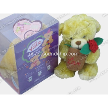 Bear zacht speelgoed, knuffel, knuffel, opname knuffel